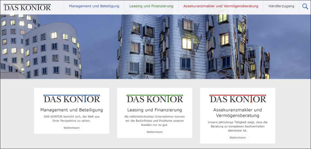 Das Kontor - Leasing und Finanzierung