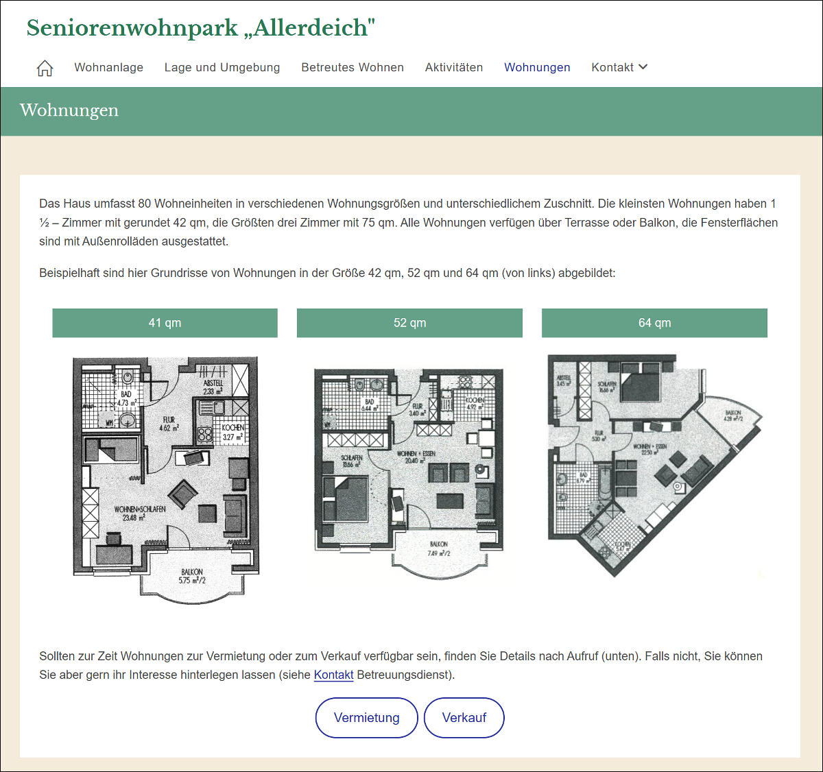 Seniorenwohnpark „Allerdeich"